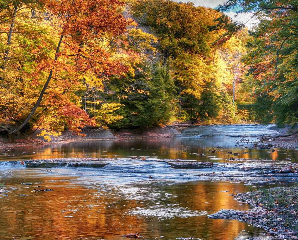 Hogback Ridge Park - biking, camping, fishing and trails, waterfall ...