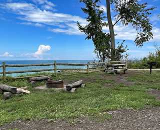 Lake Erie Bluffs Campsite A